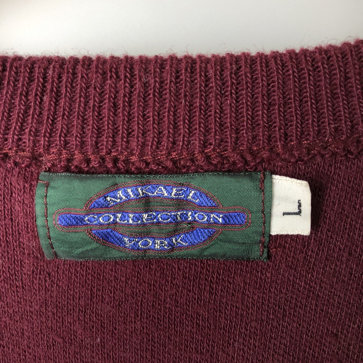 MIKAEL COLLECTION YORK Vネック アクリルニットベスト