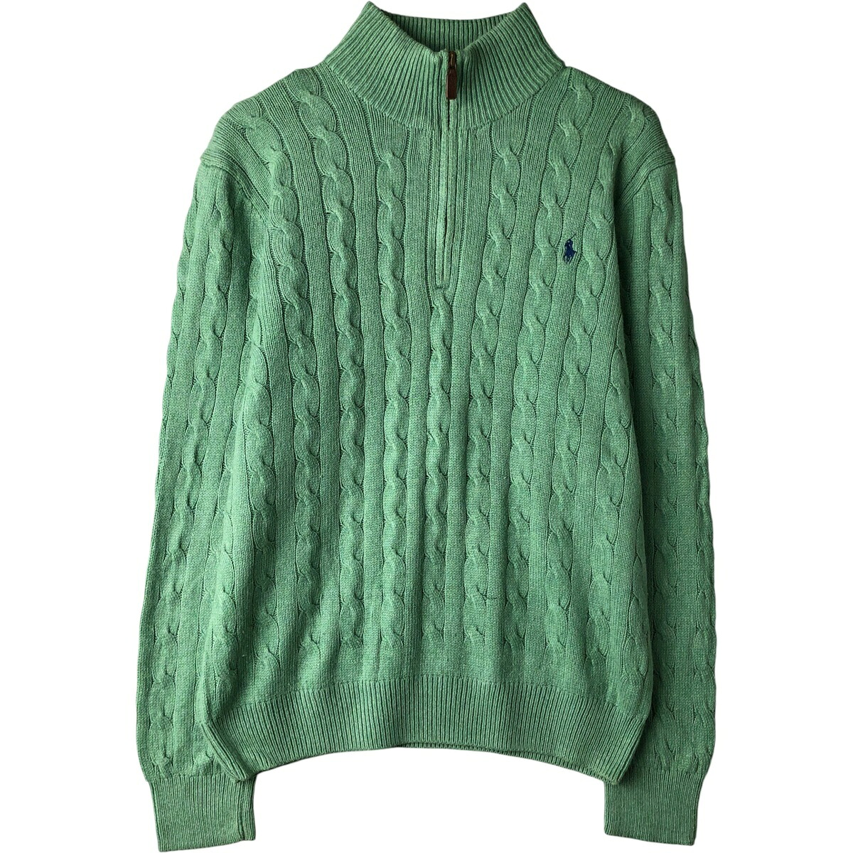 Ralph Lauren/ラルフローレン POLO RALPH LAUREN シルクニットハーフジップセーター