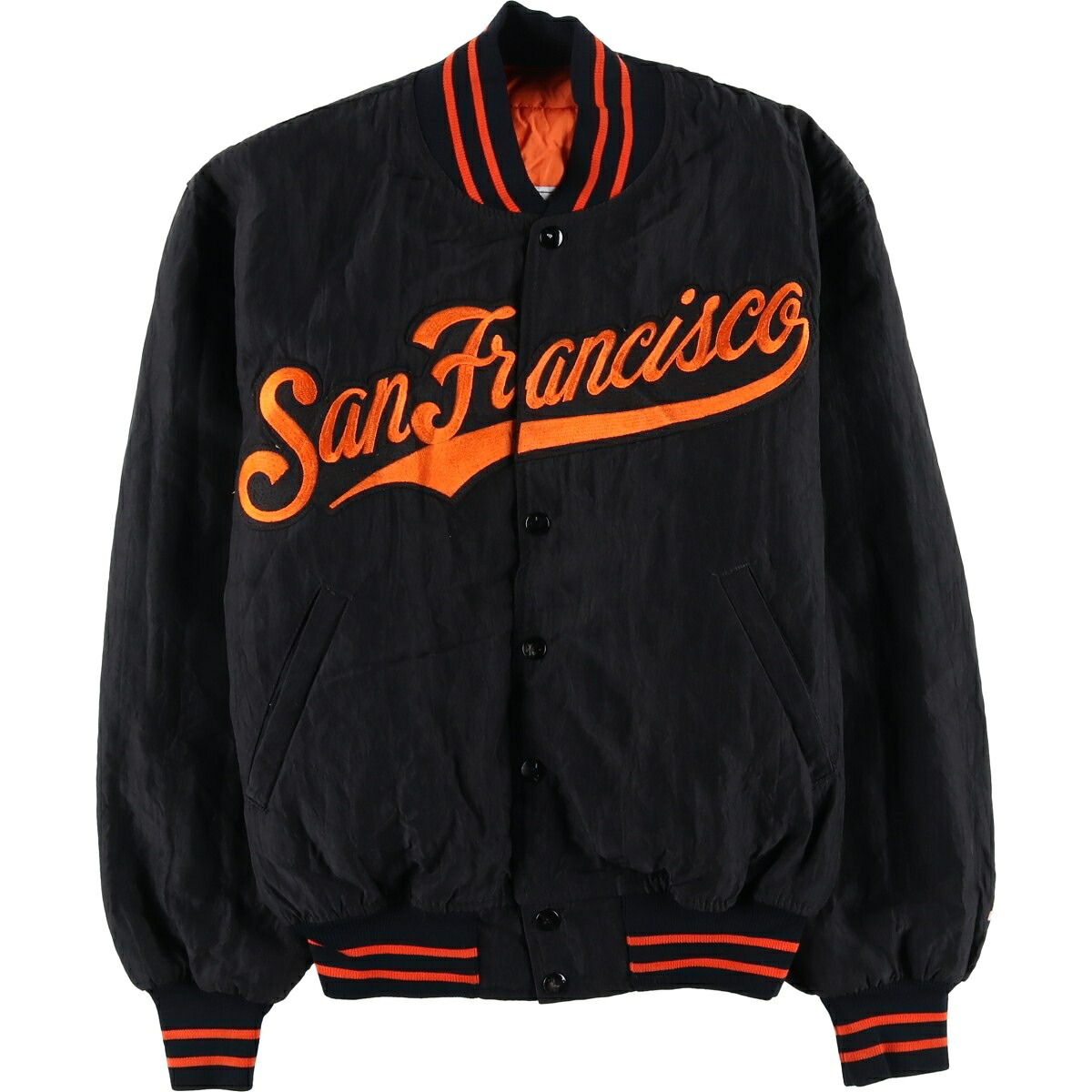 Starter/スターター MLB SAN FRANCISCO GIANTS サンフランシスコジャイアンツ ナイロンスタジャン アワードジャケット バーシティジャケット
