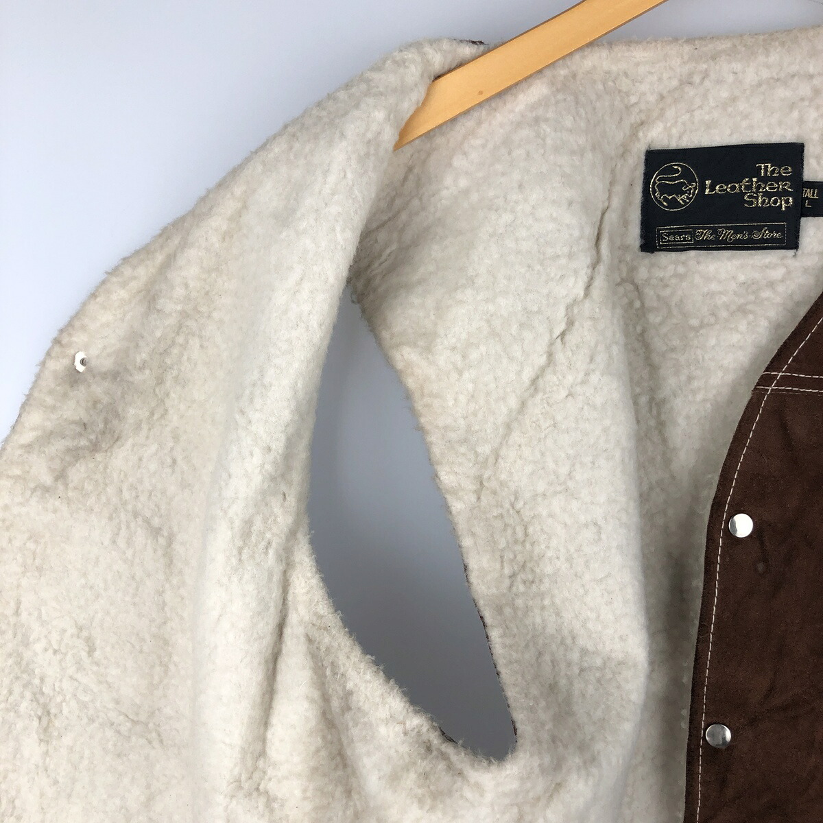 Sears/シアーズ THE LEARHER SHOP スエードレザーベスト