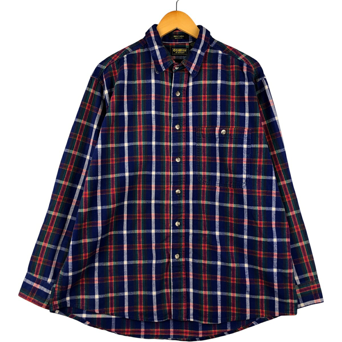 Osh kosh/オシュコシュ 長袖 ライトネルチェックシャツ