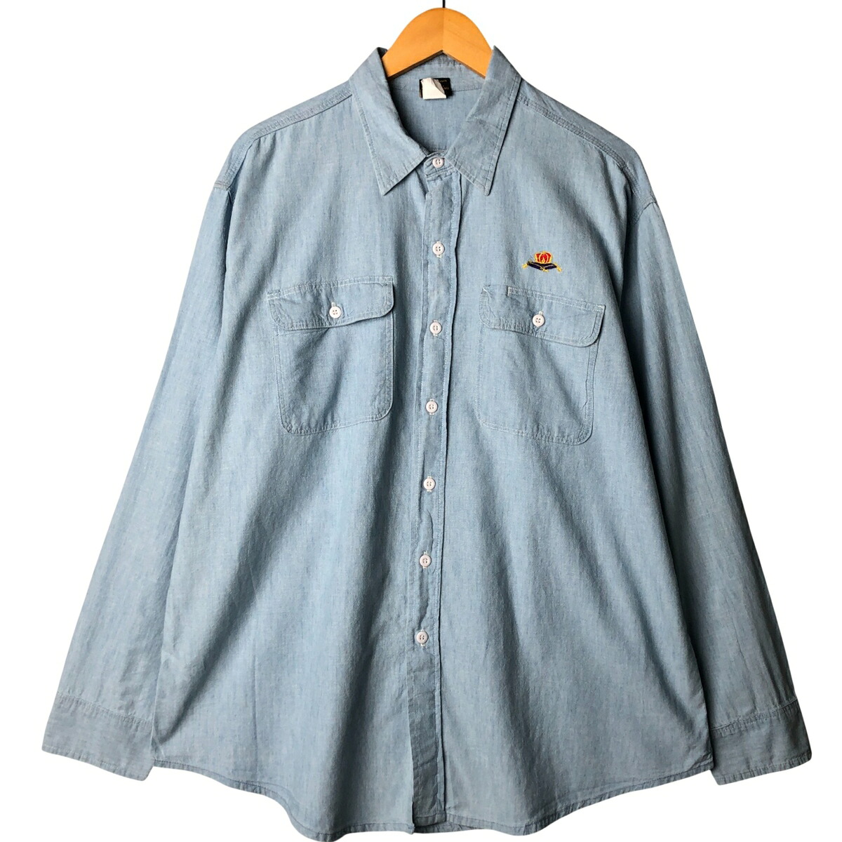 Prentiss 長袖 コットンシャツ