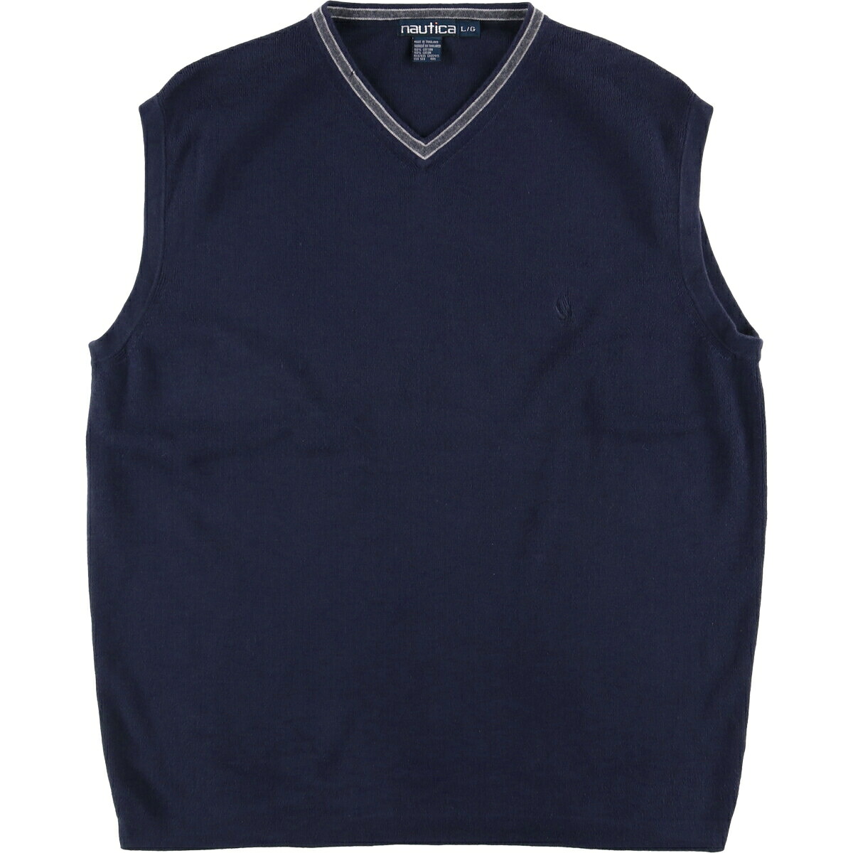 NAUTICA/ノーティカ Vネック コットンニットベスト