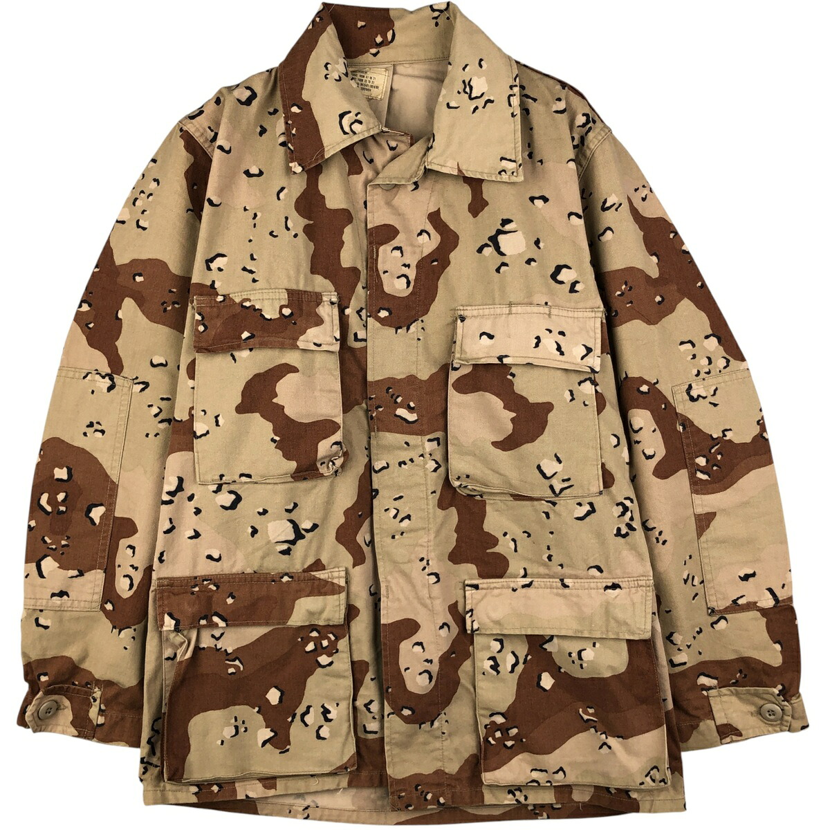 COAT CAMOUFLAGE PATTERN DESERT B.D.U ミリタリージャケット