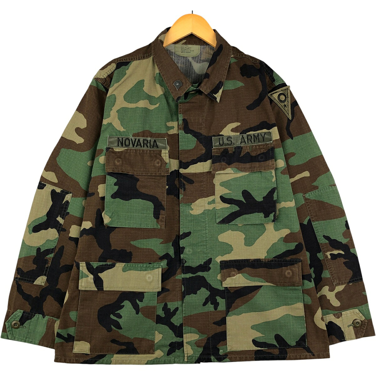 COAT HOT WEATHER WOODLAND CAMOUFLAGE PATTERN COMBAT B.D.U ミリタリージャケット