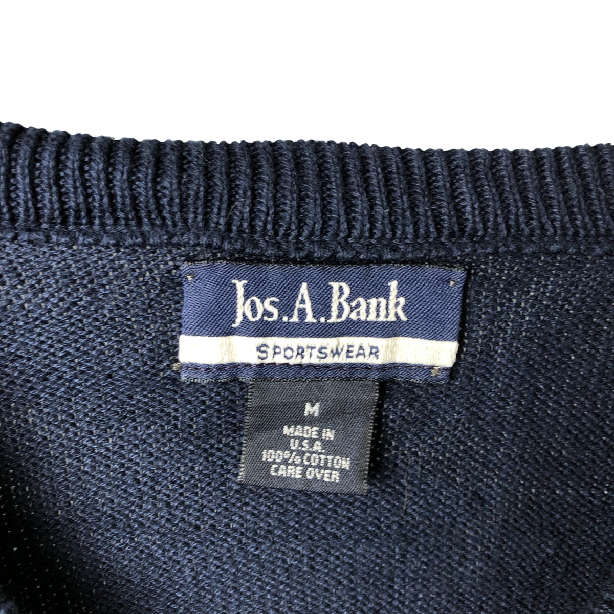 Jos.A.Bank/ジョスエーバンク Vネック コットンニットベスト