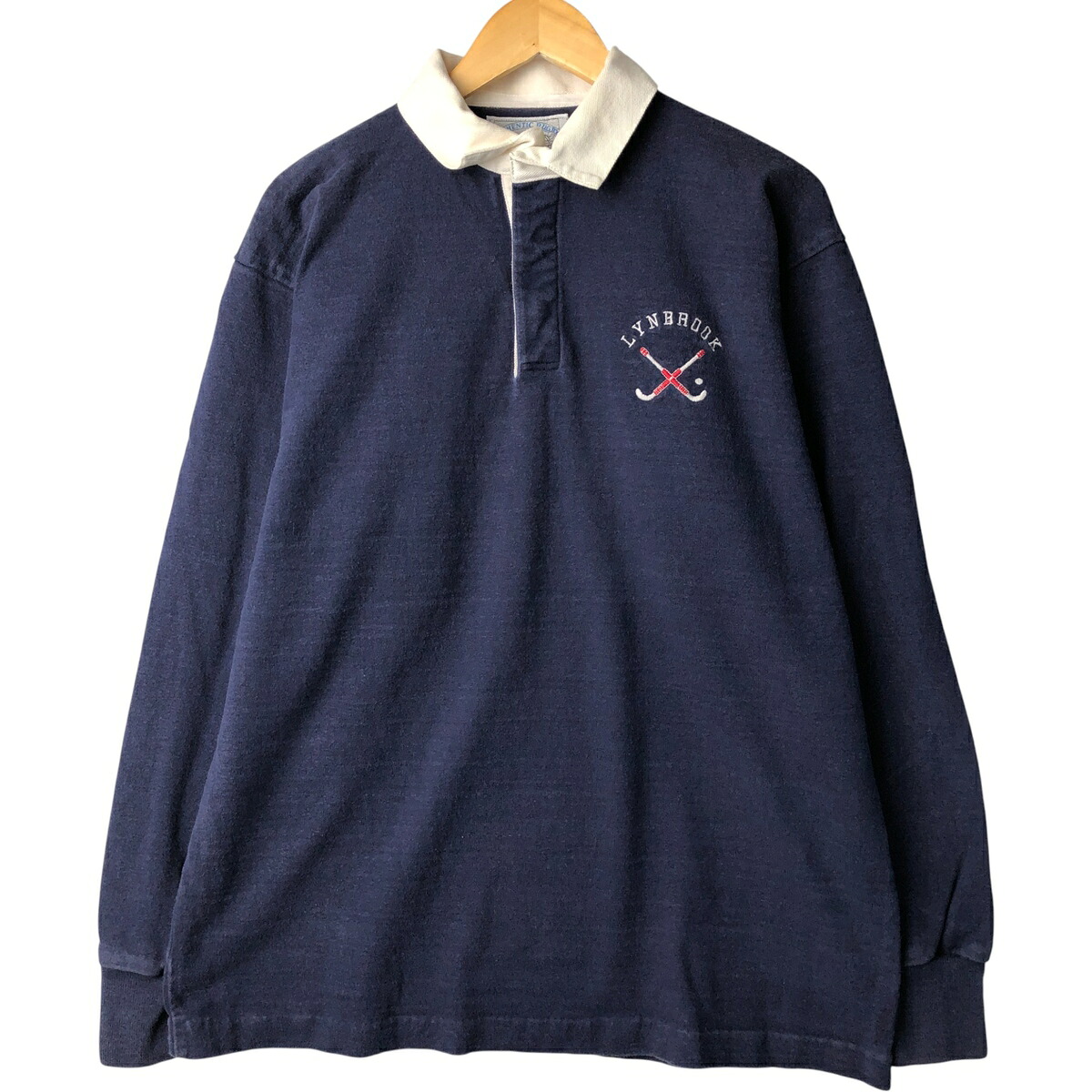 LANDS' END/ランズエンド 長袖 ラガーシャツ