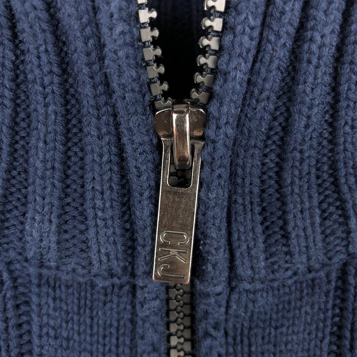 古着 カルバンクライン Calvin klein JEANS リブ編み ドライバーズニットセーター メンズL相当 /eaa604066 【中古】 【260109】 【NH-2508】 【SS2609_30】