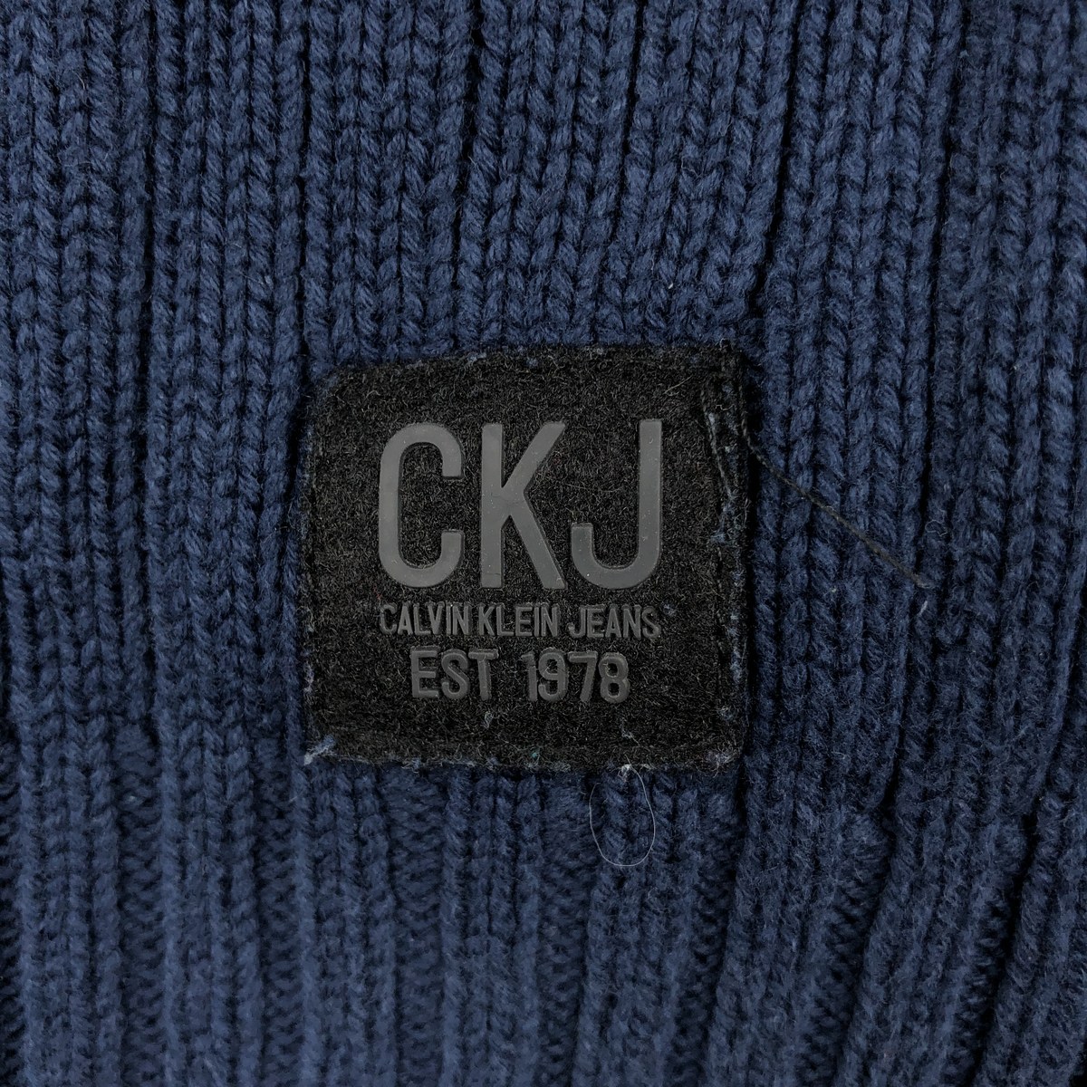 古着 カルバンクライン Calvin klein JEANS リブ編み ドライバーズニットセーター メンズL相当 /eaa604066 【中古】 【260109】 【NH-2508】 【SS2609_30】