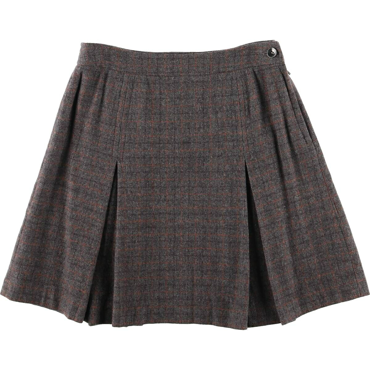J.Crew/ジェイクルー ウール プリーツ ミニスカート