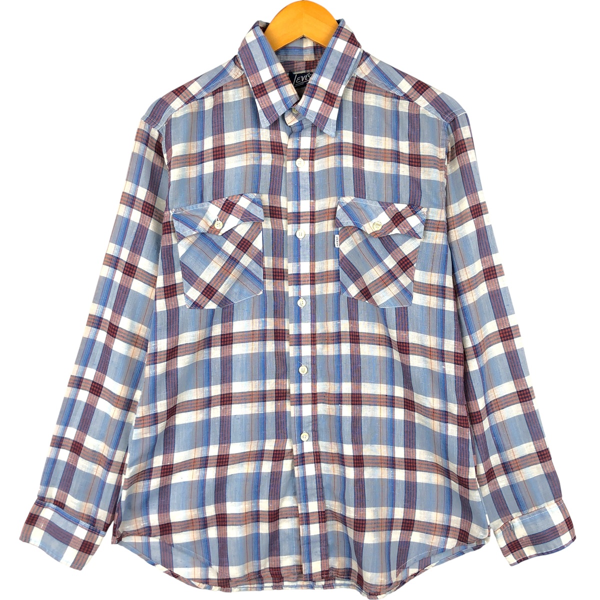 Levi's/リーバイス REGULAR FIT 長袖 コットンチェックシャツ
