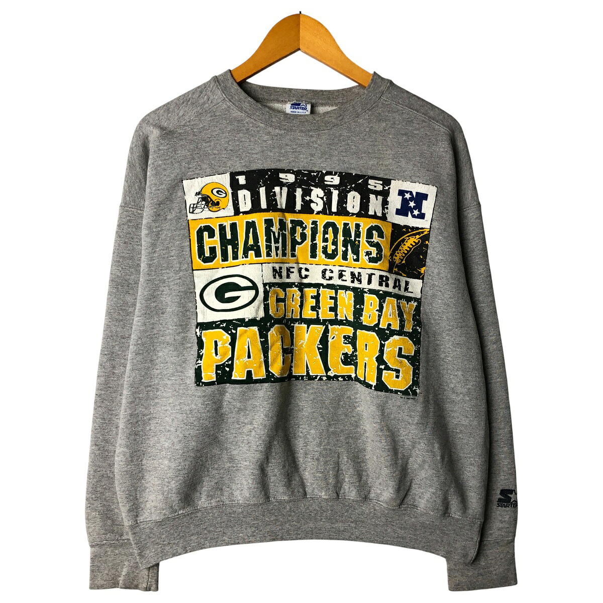 Starter/スターター NFL GREEN BAY  PACKERS グリーンベイパッカーズ プリントスウェットシャツ トレーナー