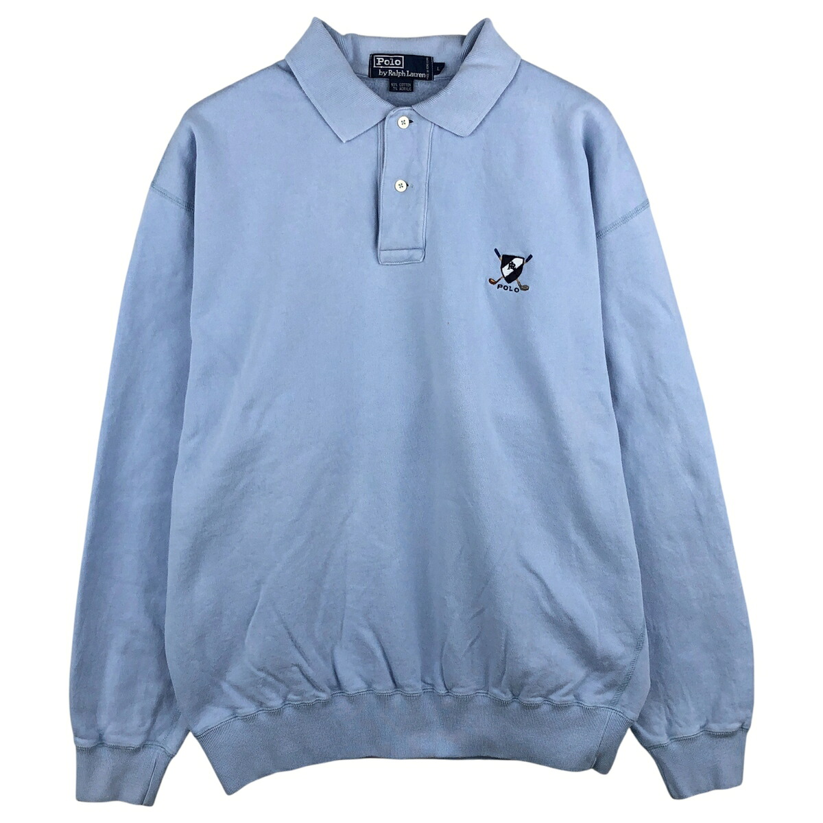 Ralph Lauren/ラルフローレン POLO by Ralph Lauren 襟付きハーフボタン スウェットシャツ トレーナー
