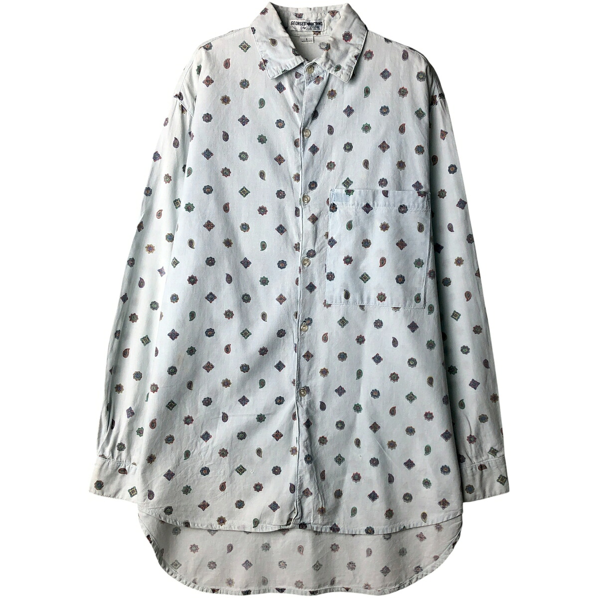 Guess/ゲス BY GEORGES MARCIANO 長袖 シャンブレーシャツ