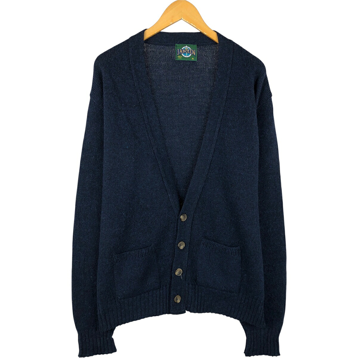 Jantzen/ジャンセン アクリルニットカーディガン