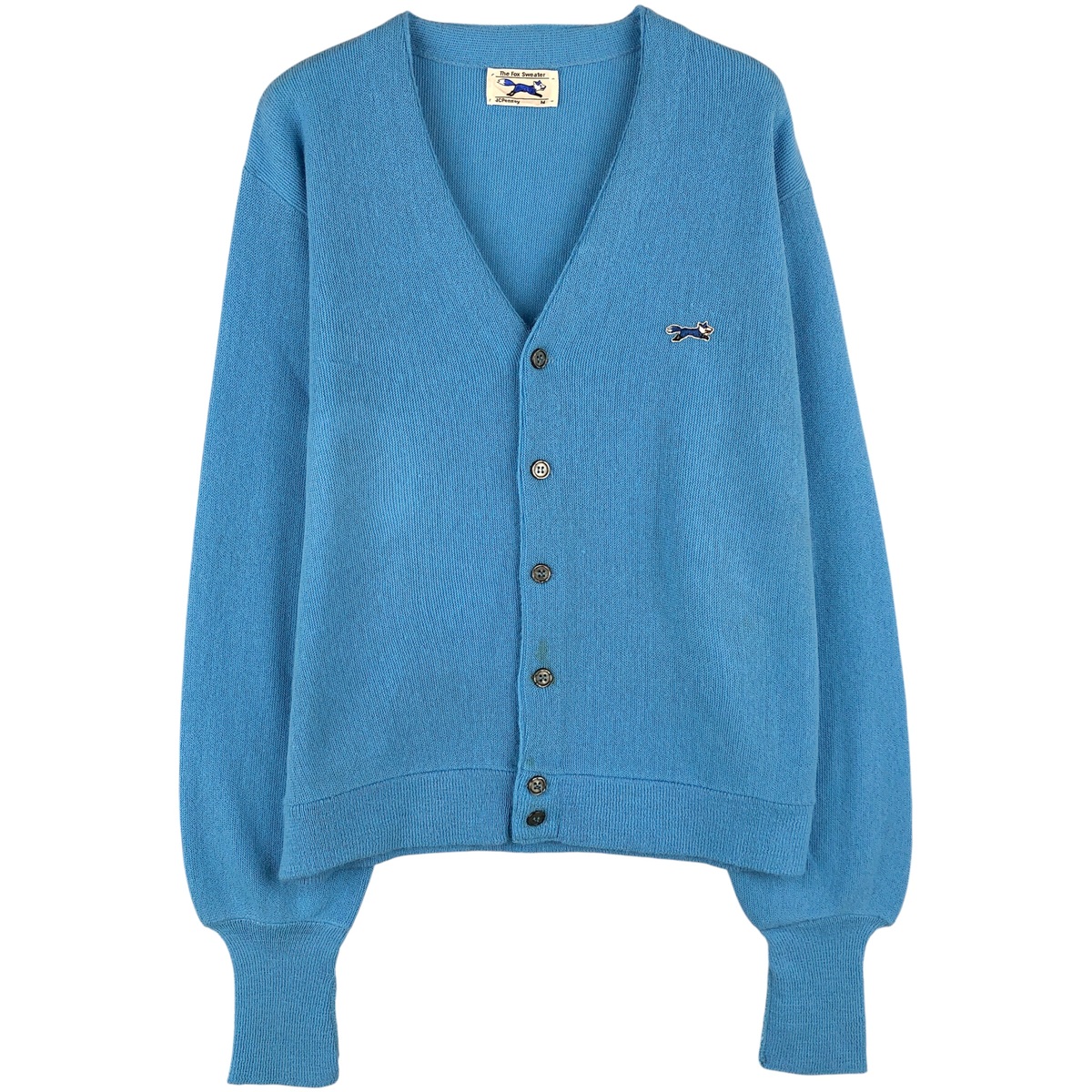 J.C.Penney/ジェイシーペニー The Fox Sweater アクリルニットカーディガン