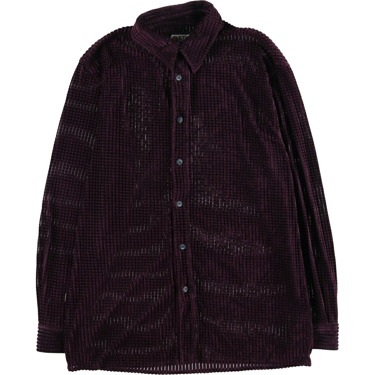 STAMP COLLECTION 長袖 ベロアシャツ
