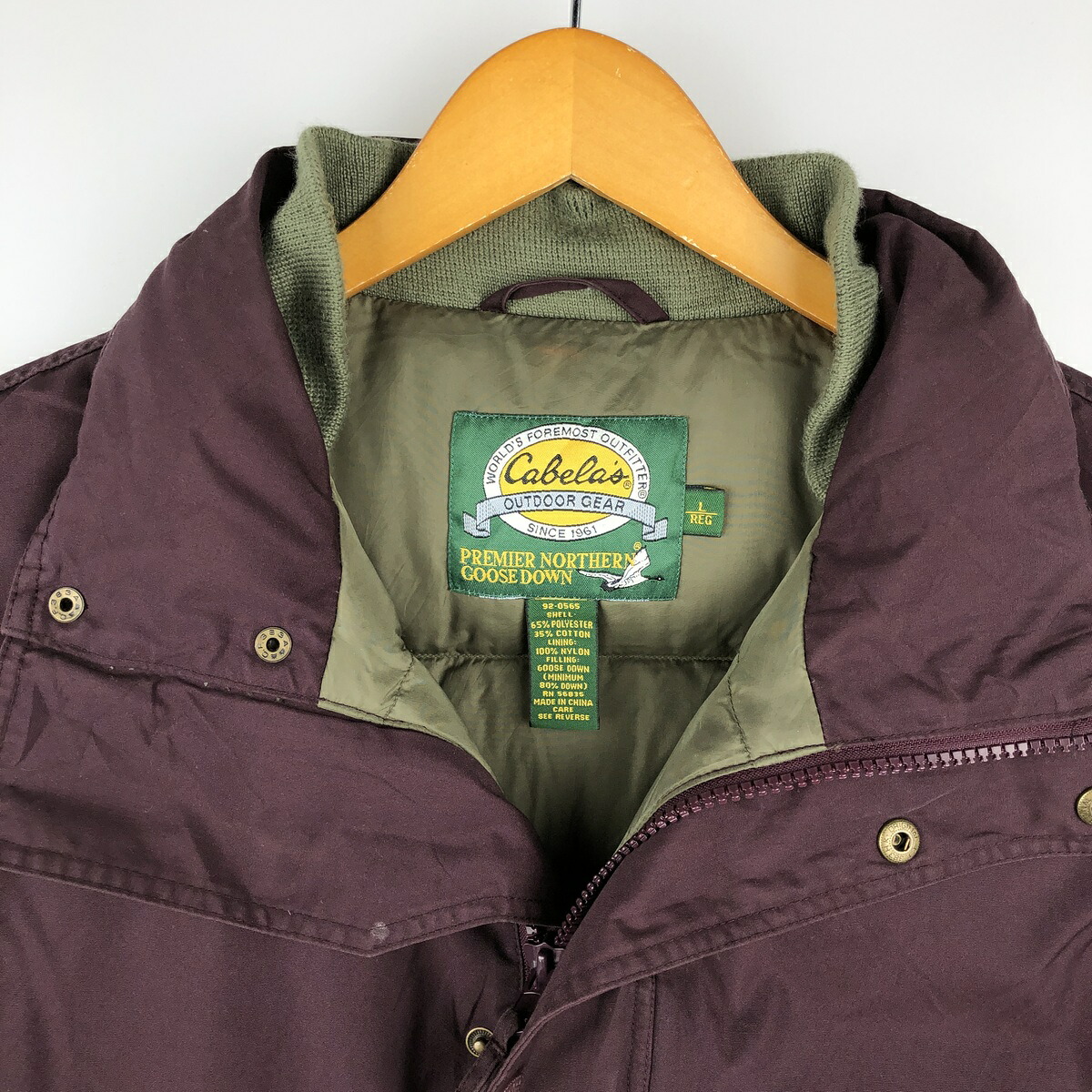Cabelas/カベラス グースダウンベスト