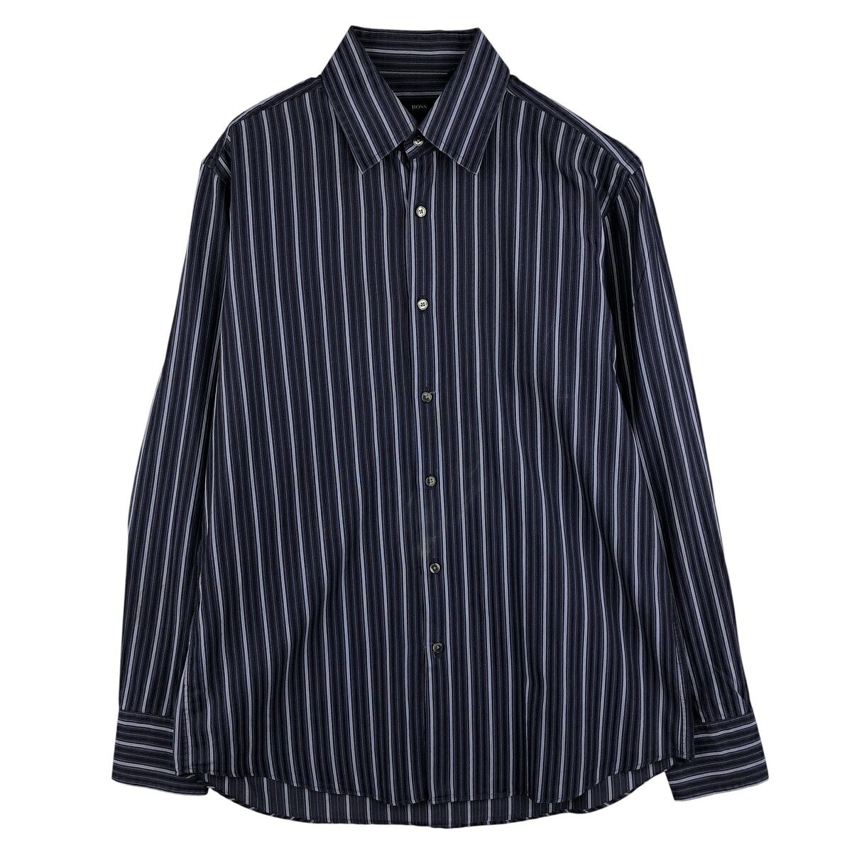 HUGO BOSS/ヒューゴボス 長袖 コットンストライプシャツ