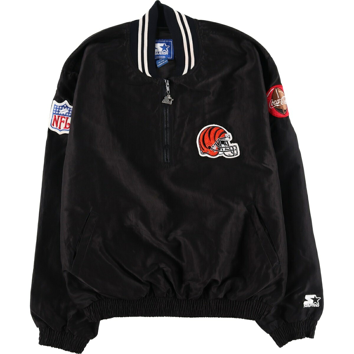 Starter/スターター NFL CINCINNATI BENGALS シンシナティ ベンガルズ ウォームアッププルオーバー