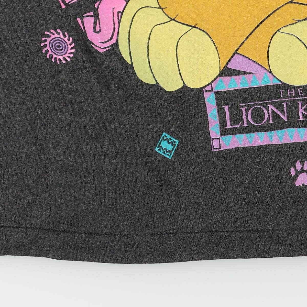 THE LION KING ライオンキング SIMBA シンバ キャラクタープリントTシャツ