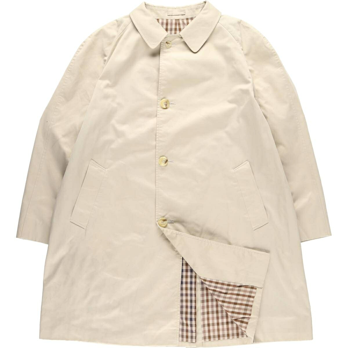 Aquascutum/アクアスキュータム ステンカラーコート バルマカーンコート