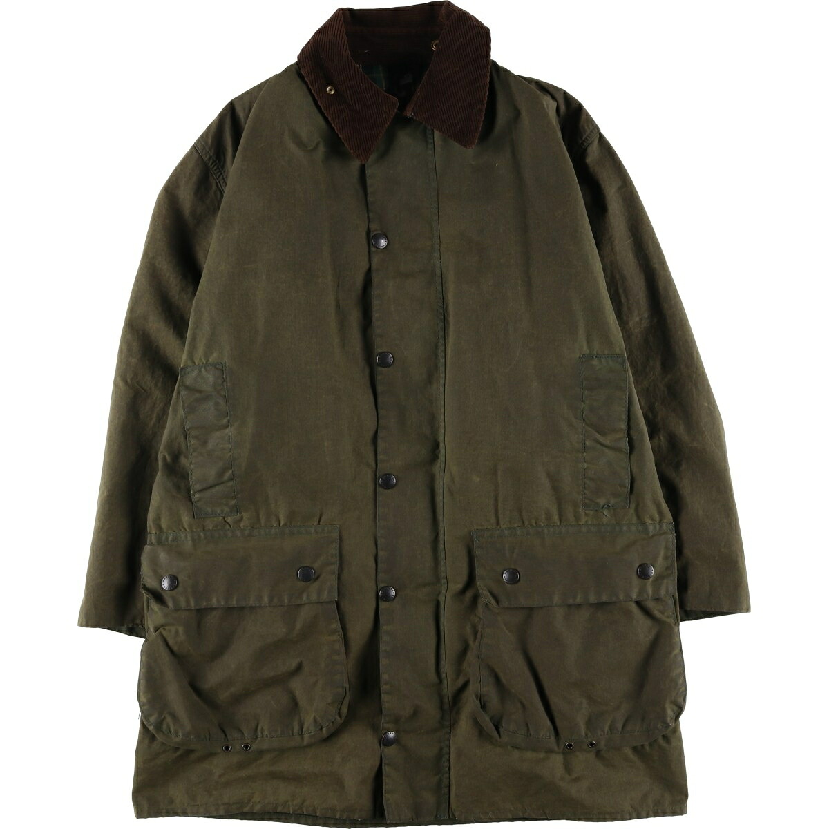 Barbour/バブアー BORDER ボーダー 2ワラント ワックスコットン オイルドジャケット