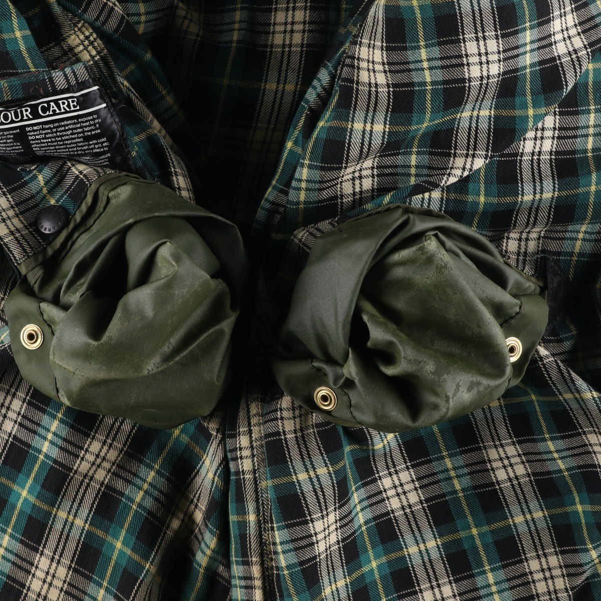 Barbour/バブアー BORDER ボーダー 2ワラント ワックスコットン オイルドジャケット