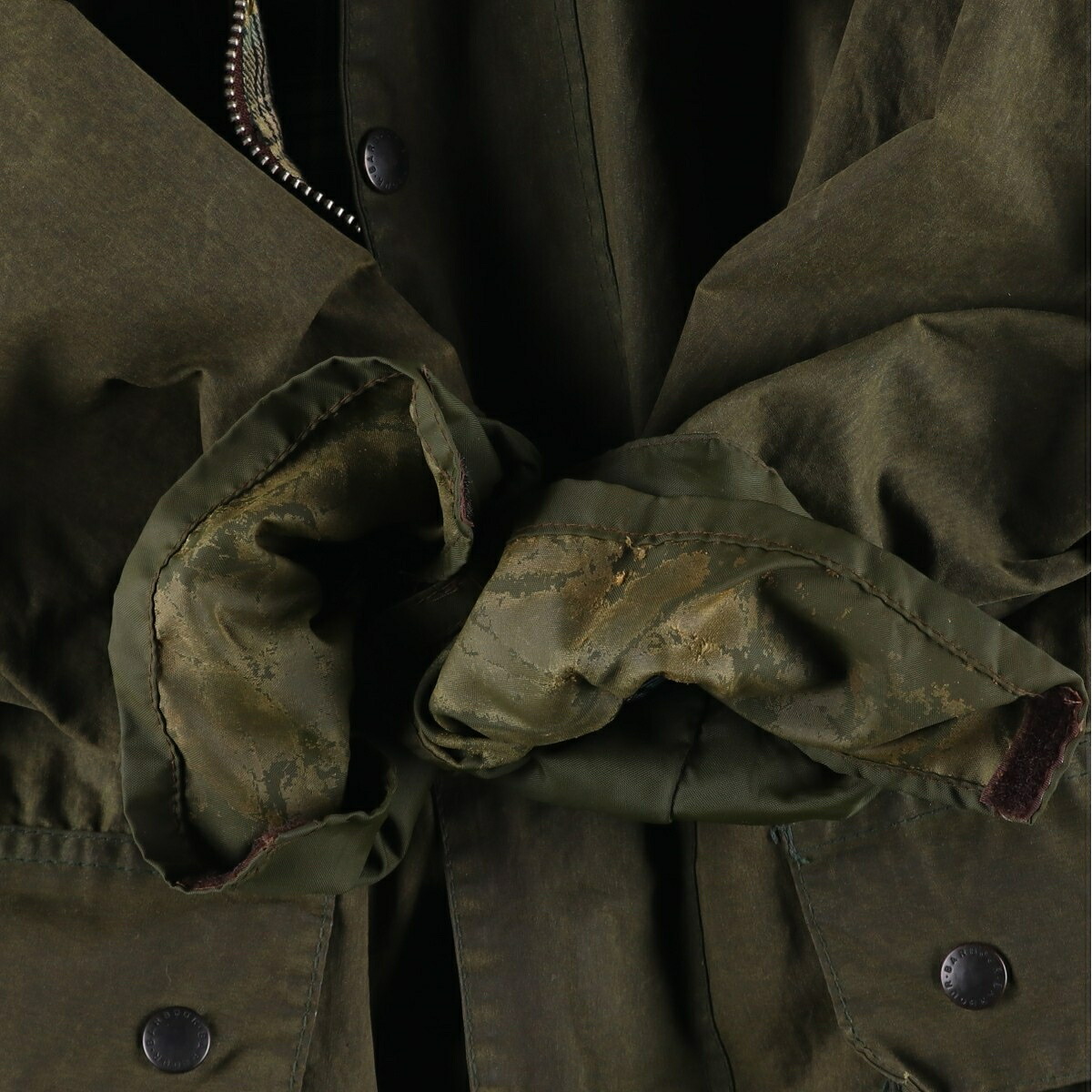 Barbour/バブアー BORDER ボーダー 2ワラント ワックスコットン オイルドジャケット