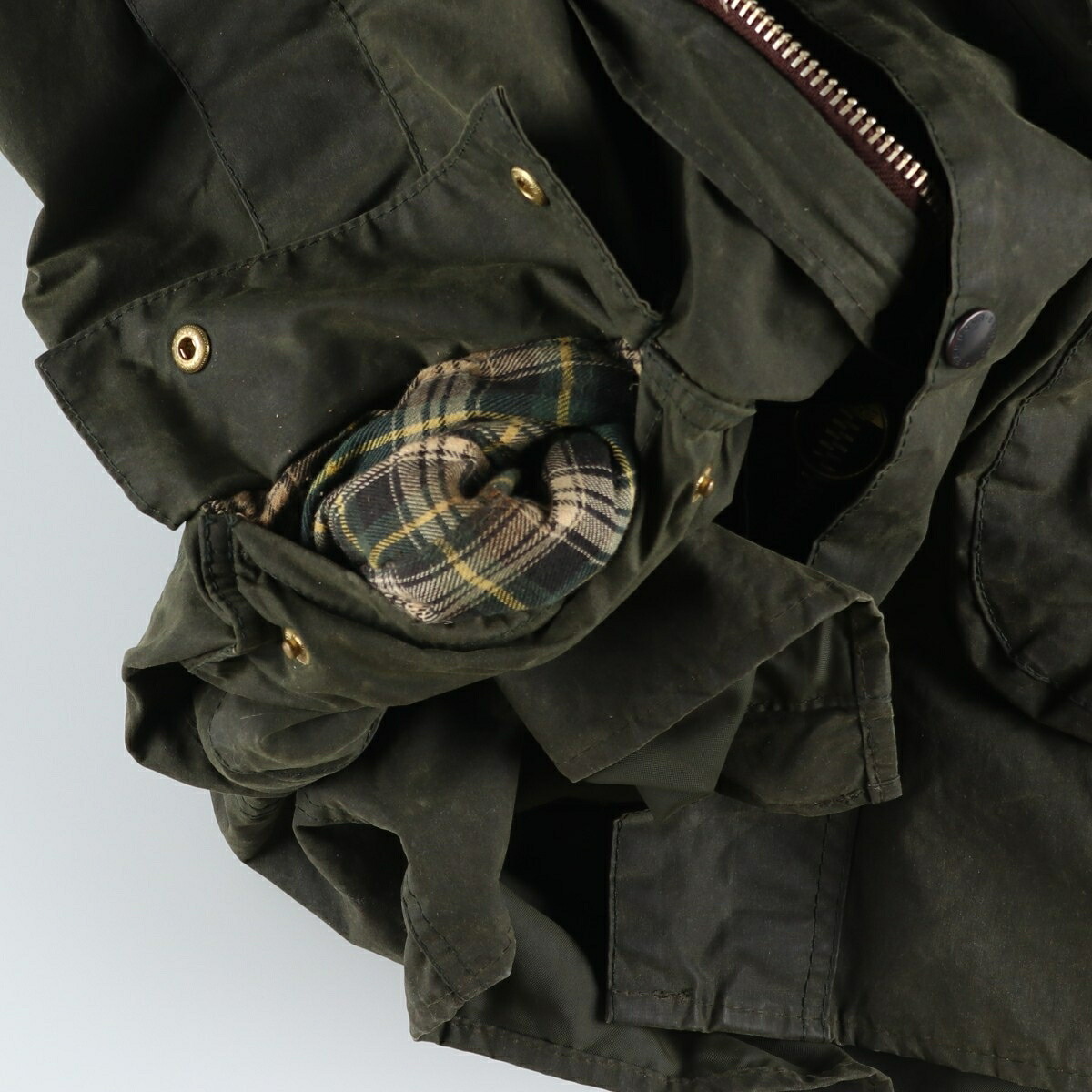 Barbour/バブアー BORDER ボーダー 旧3ワラント ワックスコットン オイルドジャケット