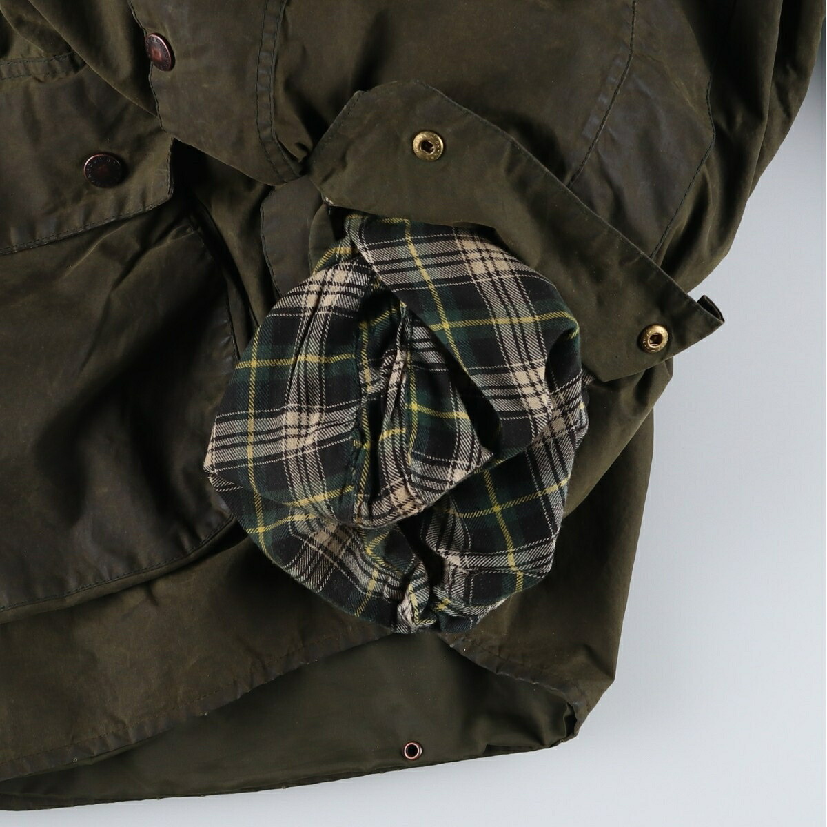 Barbour/バブアー BORDER ボーダー 旧3ワラント ワックスコットン オイルドジャケット