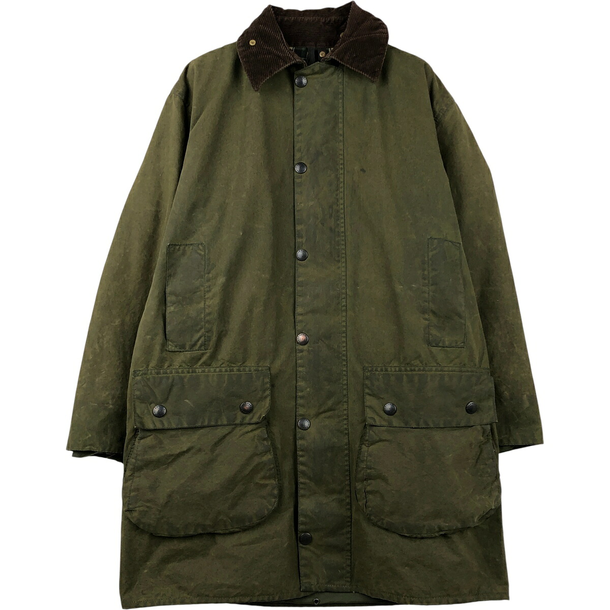 Barbour/バブアー BORDER ボーダー 旧3ワラント ワックスコットン オイルドジャケット