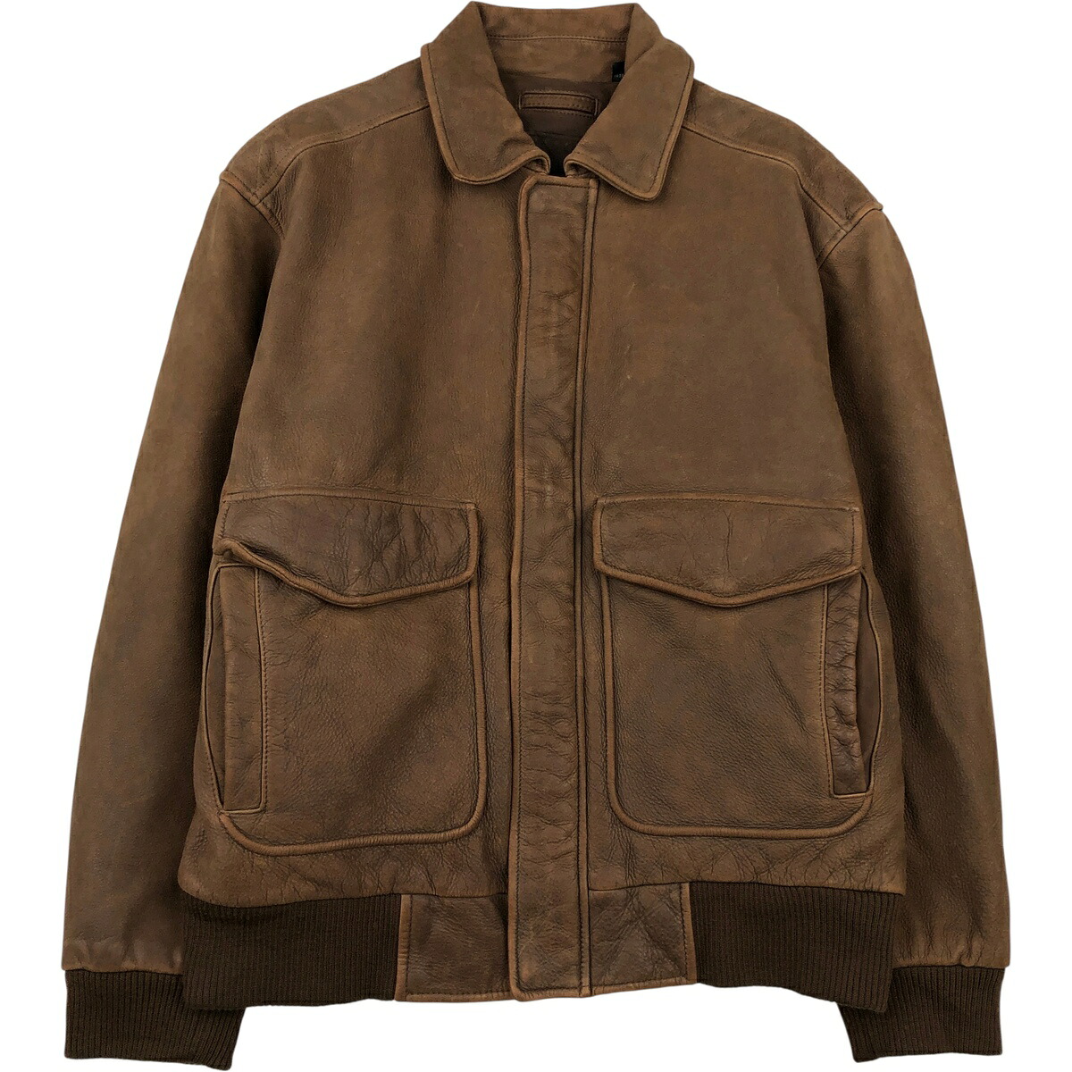 ROUNDTREE&YORKE レザーブルゾン