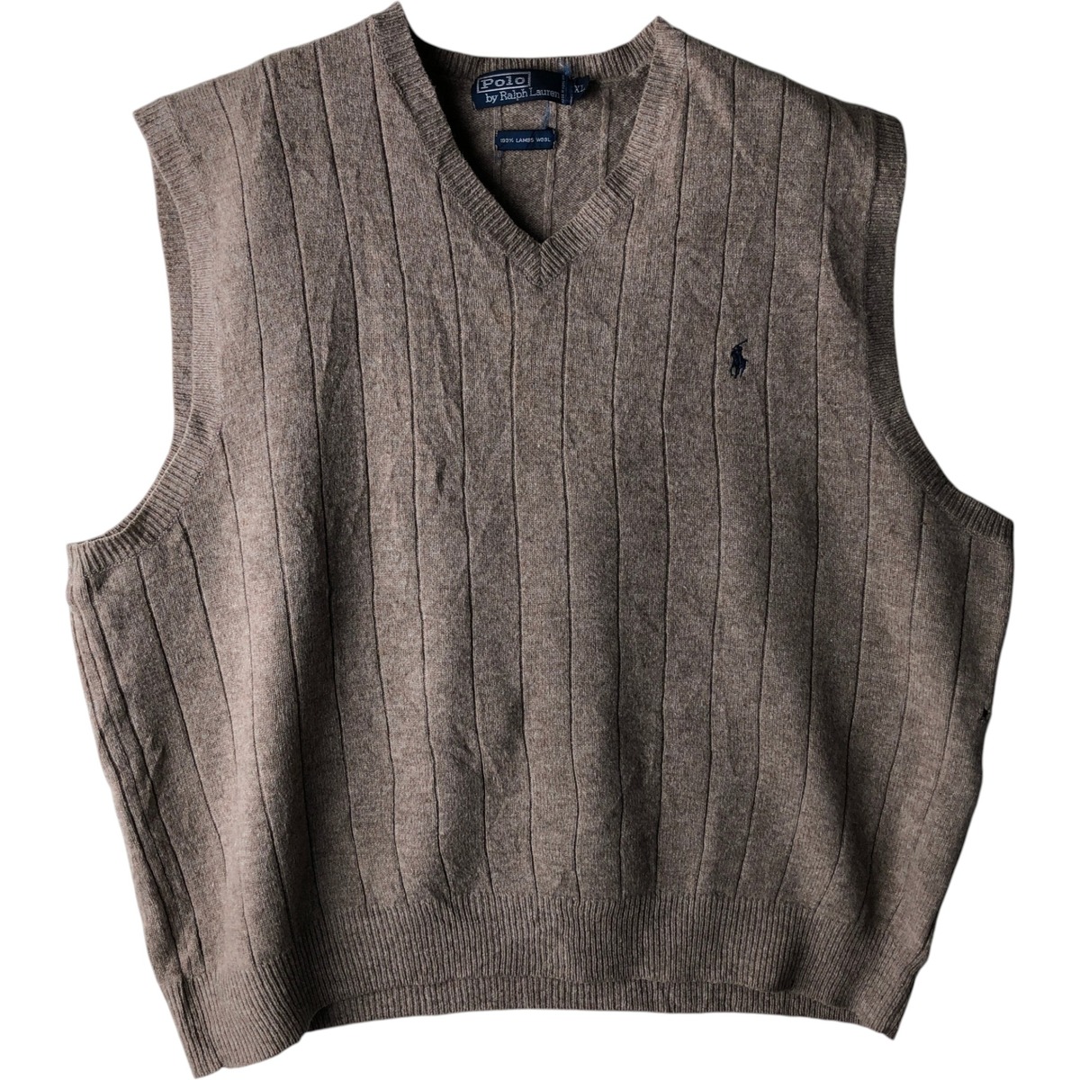 Ralph Lauren/ラルフローレン POLO by Ralph Lauren Vネック ウールニットベスト