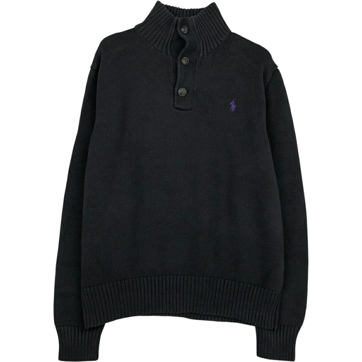 Ralph Lauren/ラルフローレン POLO RALPH LAUREN コットンニットハーフボタンセーター