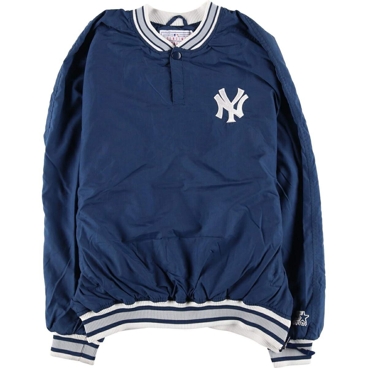 Starter/スターター MLB NEW YORK YANKEES ニューヨークヤンキース ナイロンプルオーバー