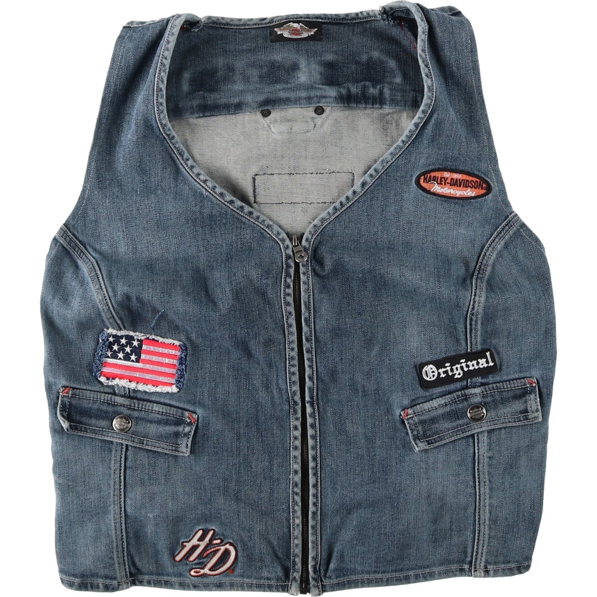 Harley-Davidson/ハーレーダビッドソン カットオフ デニムベスト