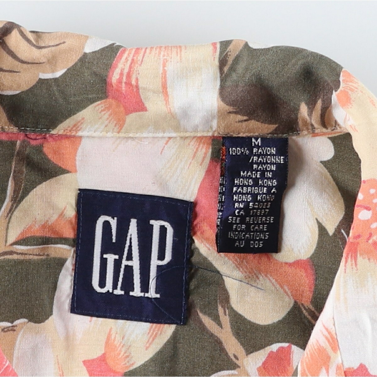 GAP/ギャップ オールドギャップ レーヨン ハワイアンアロハシャツ