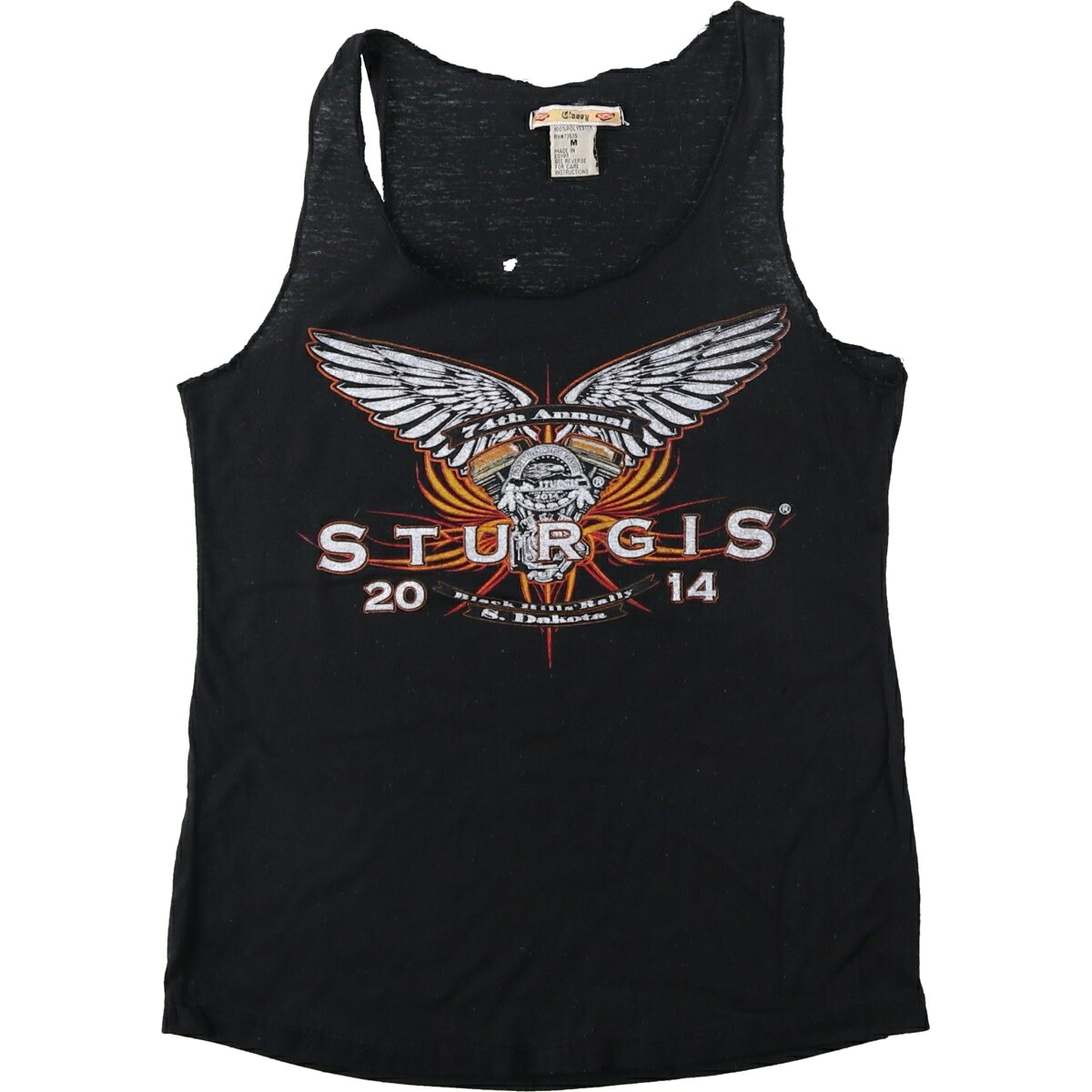 Glassy Sturgis Motorcycle Rally 2014  第74回スタージス モーターサイクル ラリー タンクトップ