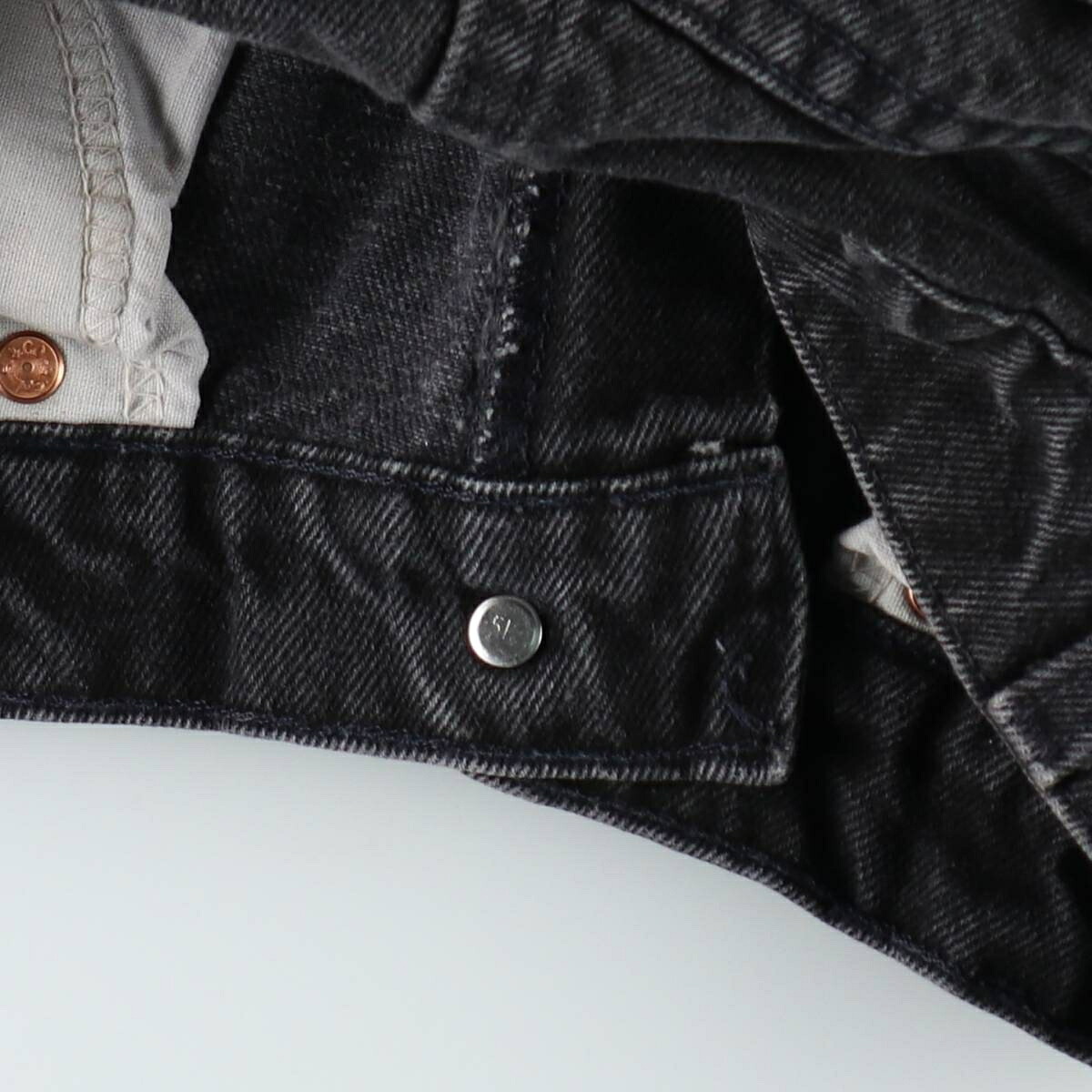 Levi's/リーバイス 40750-4159 RELAXED FIT ブラックデニム テーパードデニムパンツ