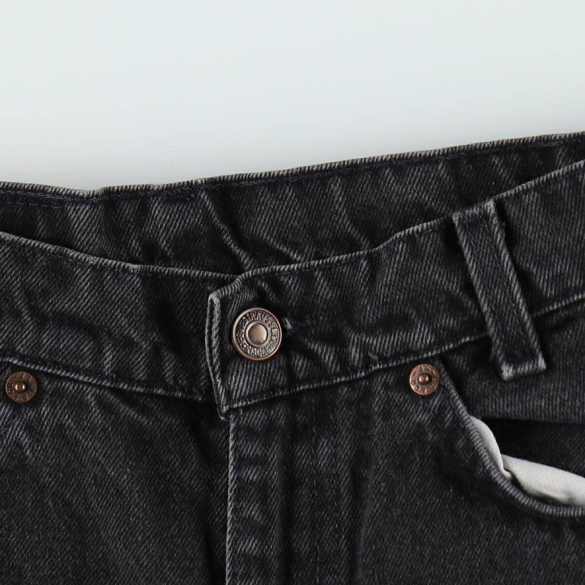 Levi's/リーバイス 40750-4159 RELAXED FIT ブラックデニム テーパードデニムパンツ