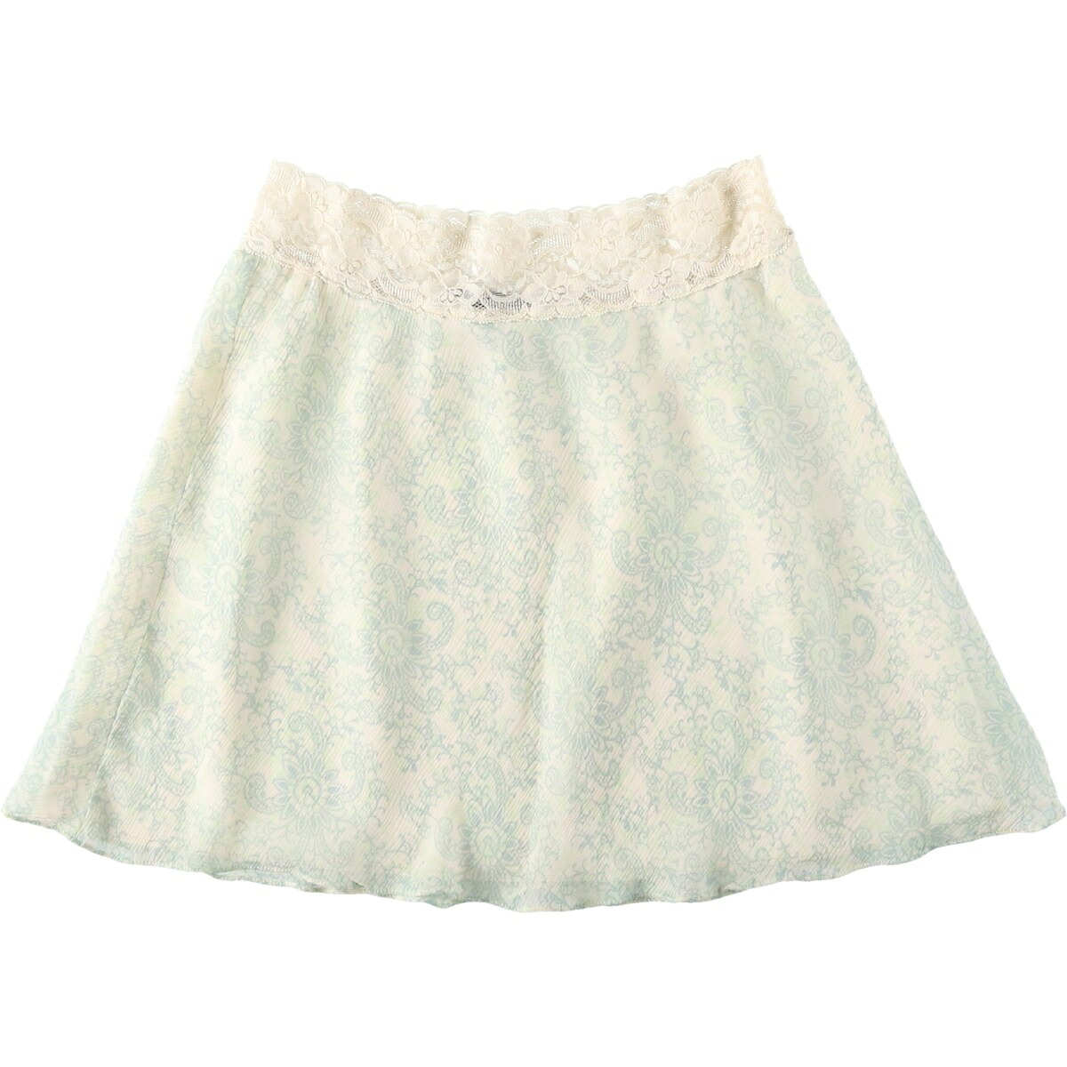 EXPRESS シルク フレア ミニスカート