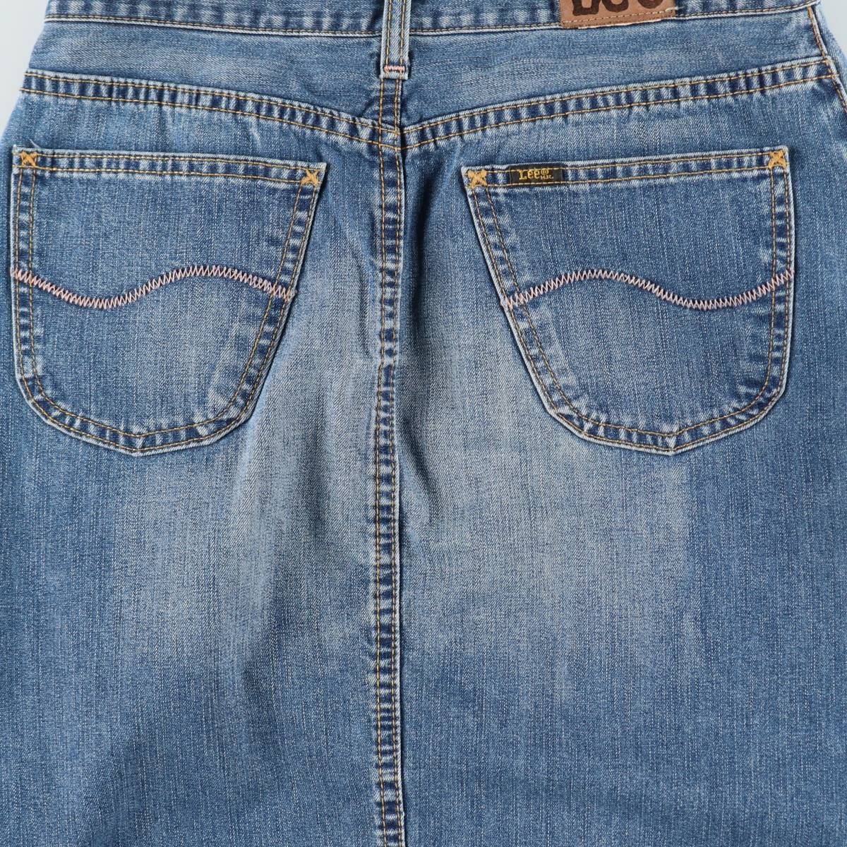 Lee/リー REGULAR FIT SKORT MID RISE デニム ハーフ丈 タイトスカート