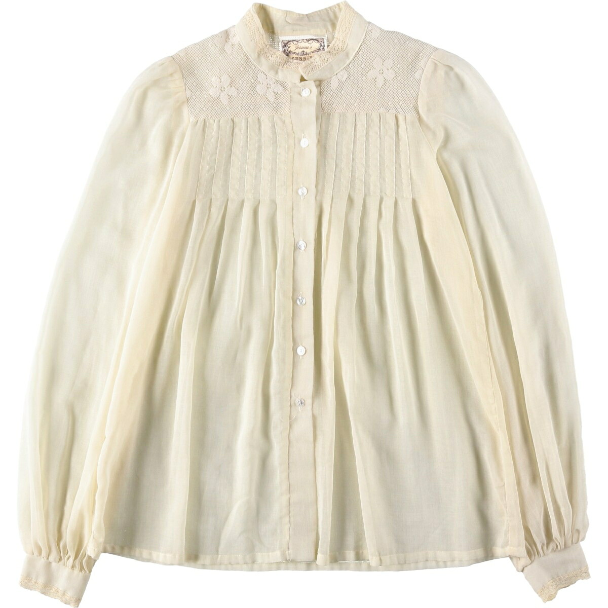 GUNNE SAX/ガンネサックス GUNNIES ガニーズ 長袖 シースルーシャツ