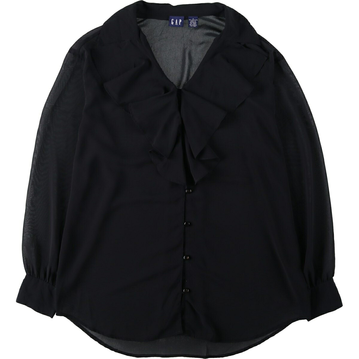GAP/ギャップ 長袖 シースルーシャツ