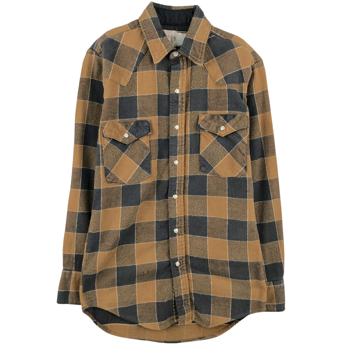 SADDLE KING WESTERN 長袖 ウエスタンネルチェックシャツ