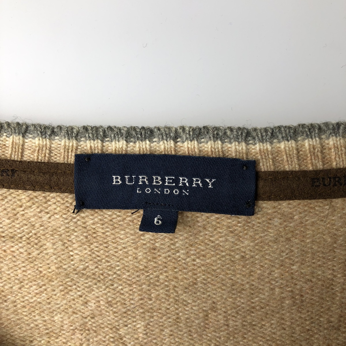 Burberry's/バーバリー BURBERRY LONDON Vネック ラムウールニットセーター