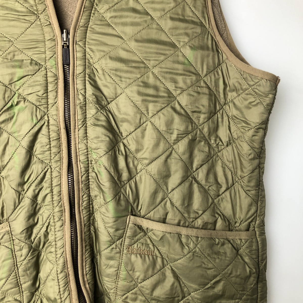 Barbour/バブアー D229 POLARQUILT WAISTCOAT ZIP IN LINER キルティングベスト