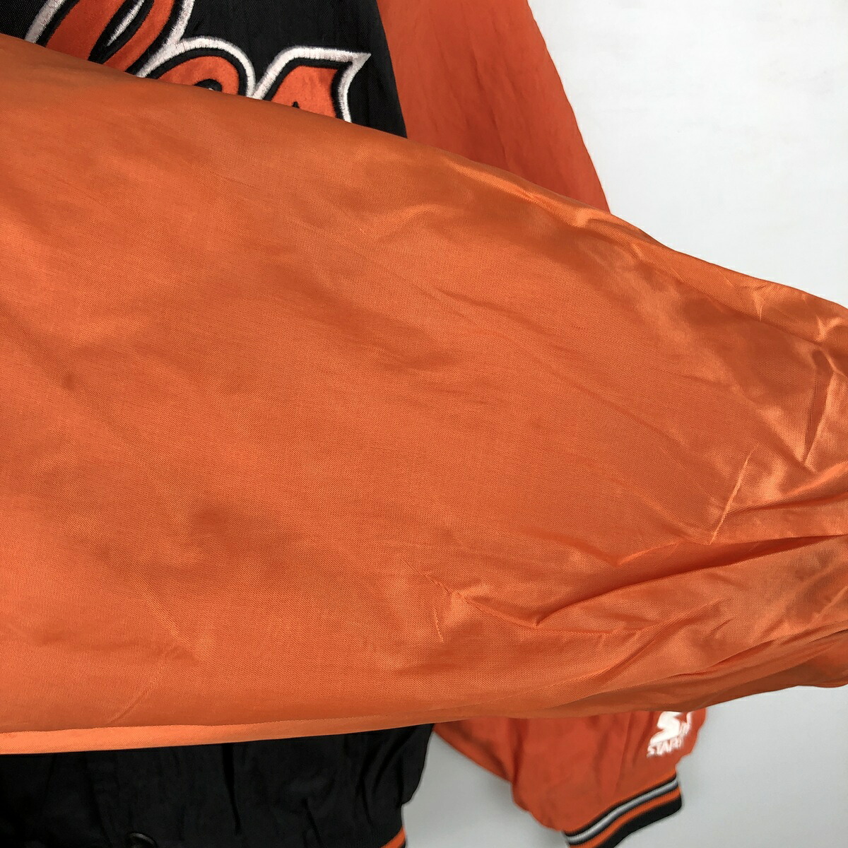 Starter/スターター MLB BALTIMORE  ORIOLES ボルチモアオリオールズ ナイロンスタジャン アワードジャケット バーシティジャケット