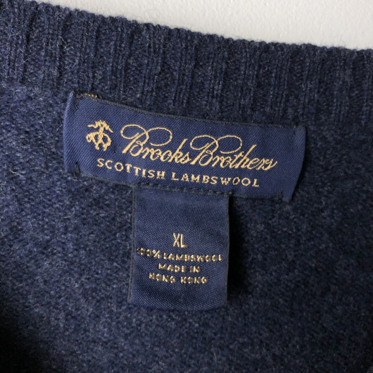 Brooks Brothers/ブルックスブラザーズ Vネック ラムウールニットセーター